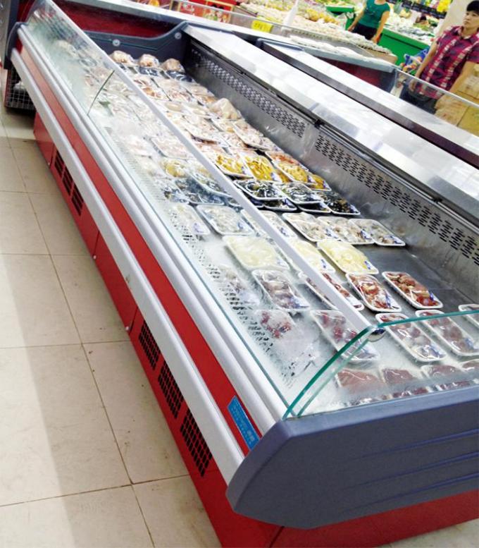 Ανεξάρτητο ψυγείο επίδειξης Deli τροφίμων, αντίθετος οπίσθιος μετρητής επίδειξης κρέατος