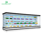 4 ανοικτών στρώματα ψυγείων Multideck με το γυαλί Temperd ή τα χρωματισμένα ράφια χάλυβα