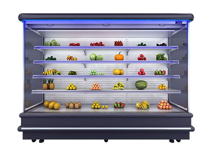 Ψηφιακό ελεγκτών υπεραγορών ψυγείων πιό δροσερό μακρινό σύστημα επίδειξης φρούτων και λαχανικών ανοικτό