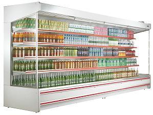 Ψυγείο Multideck Ανοιχτό γυαλί καμπύλης ψυκτικού