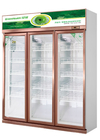 Λιανικό εμπορικό ψυγείο επίδειξης ποτών με 3 πόρτες γυαλιού