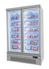 Εμπορικός όρθιος ψυκτήρας ψυγείων επίδειξης υπεραγορών γρήγορου παγώματος για τα παγωμένα τρόφιμα