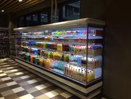 Ανοικτό ψυγείο Multideck τύπων αεροψυχραντήρων για το φυτικό/εμπορικό ψυγείο επίδειξης ποτών