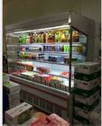 Ανοικτό ψυγείο Multideck τύπων αεροψυχραντήρων για το φυτικό/εμπορικό ψυγείο επίδειξης ποτών