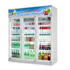 Όρθιο εμπορικό ψυγείο ποτών πορτών γυαλιού για την υπεραγορά