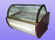 Ψυγεία επίδειξης παγωτού εξοικονόμησης ενέργειας με 20 τηγάνια -22 - 18 °C OEM