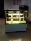 Διπλό ψυγείο πορτών γυαλιού επιδορπίων 1.2 μέτρο, 540W ψυκτήρας R134a επίδειξης κέικ