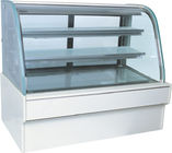 220v 800w μαρμάρινο ψυγείο επίδειξης κέικ βάσεων αρτοποιείων/ψωμιού δύο στρώματα
