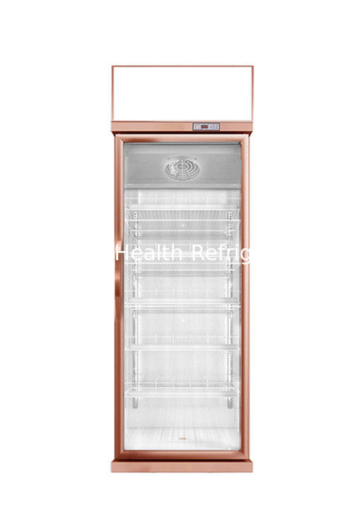Προσαρμοσμένο 1 2 3 Glass Doors Chiller For Displays Χωρίς ομίχλη Κρύο Ποτό Επαγγελματικό Ψυγείο