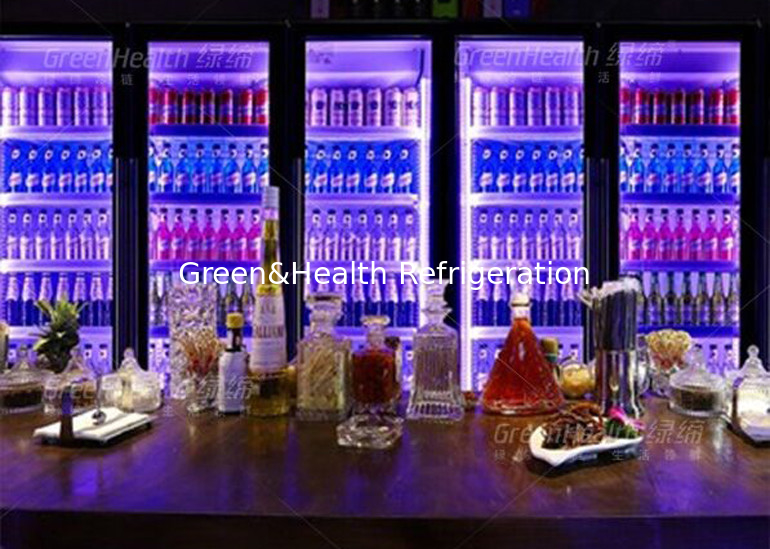 Καμία κορυφή φωτεινό κουτί 740L CCC αυτόματη αποψύξη ποτό και κρασί ψύξη ψυγείο