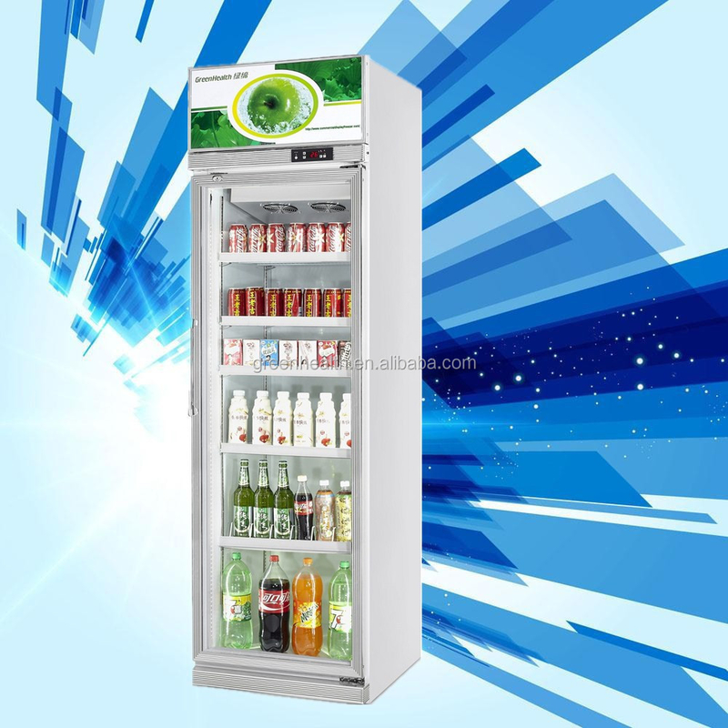 457L Mini Glass Door Display Cooler 1 Door Display Freezer για το πρότυπο των ΗΠΑ 17 Cu.Ft.