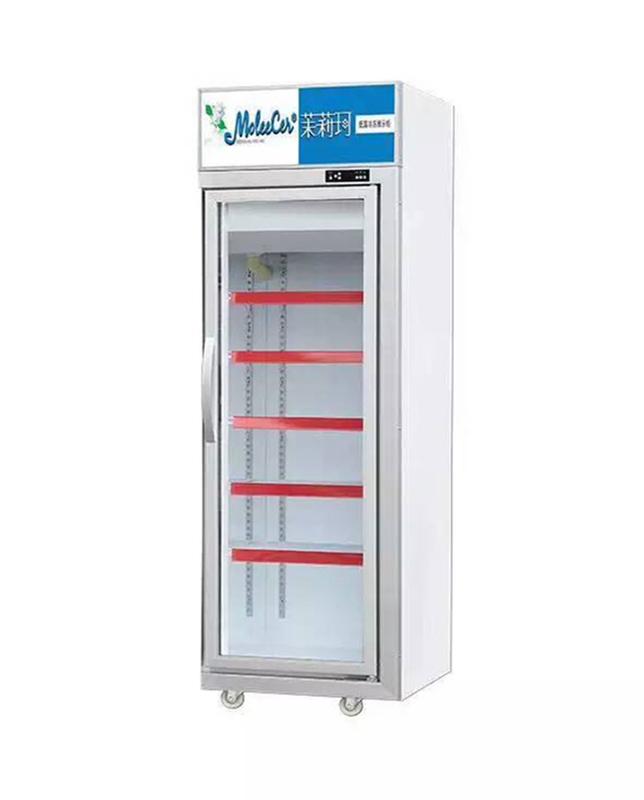 457L Mini Glass Door Display Cooler 1 Door Display Freezer για το πρότυπο των ΗΠΑ 17 Cu.Ft.