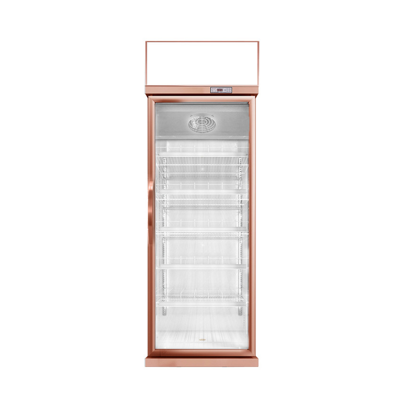 457L Mini Glass Door Display Cooler 1 Door Display Freezer για το πρότυπο των ΗΠΑ 17 Cu.Ft.