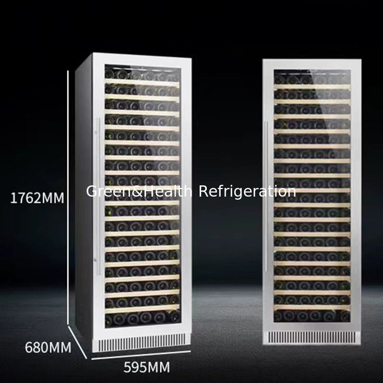 Πιστοποιητικό ETL Φανατήρας ψύξης χαμηλού E γυαλιού ψυγείο κρασιού με εύρος θερμοκρασίας 4 έως 22 °C