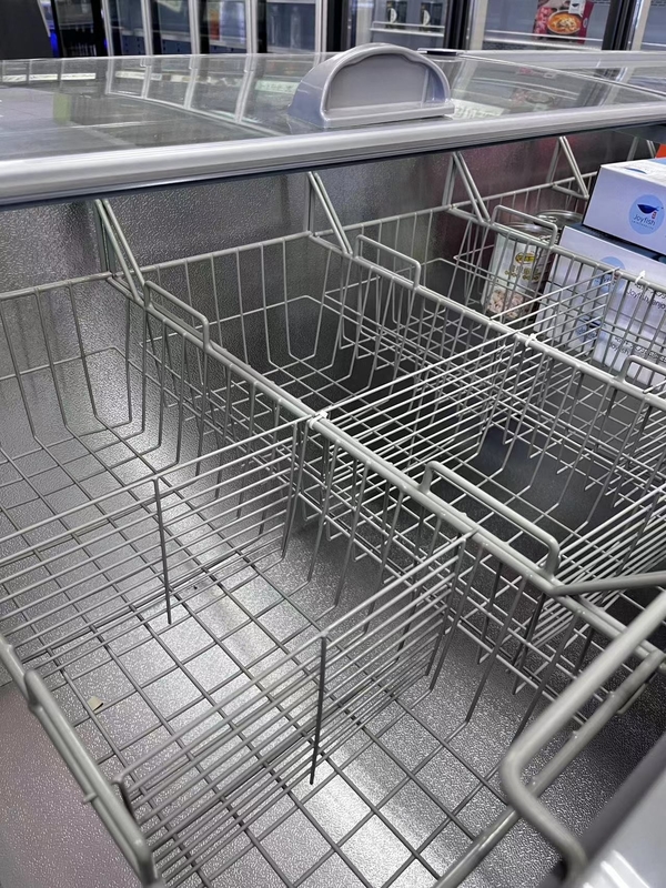 Λευκό χρώμα εμπορικό ψυγείο ψυγείο θώρακα με πλευρική πόρτα για σούπερ μάρκετ