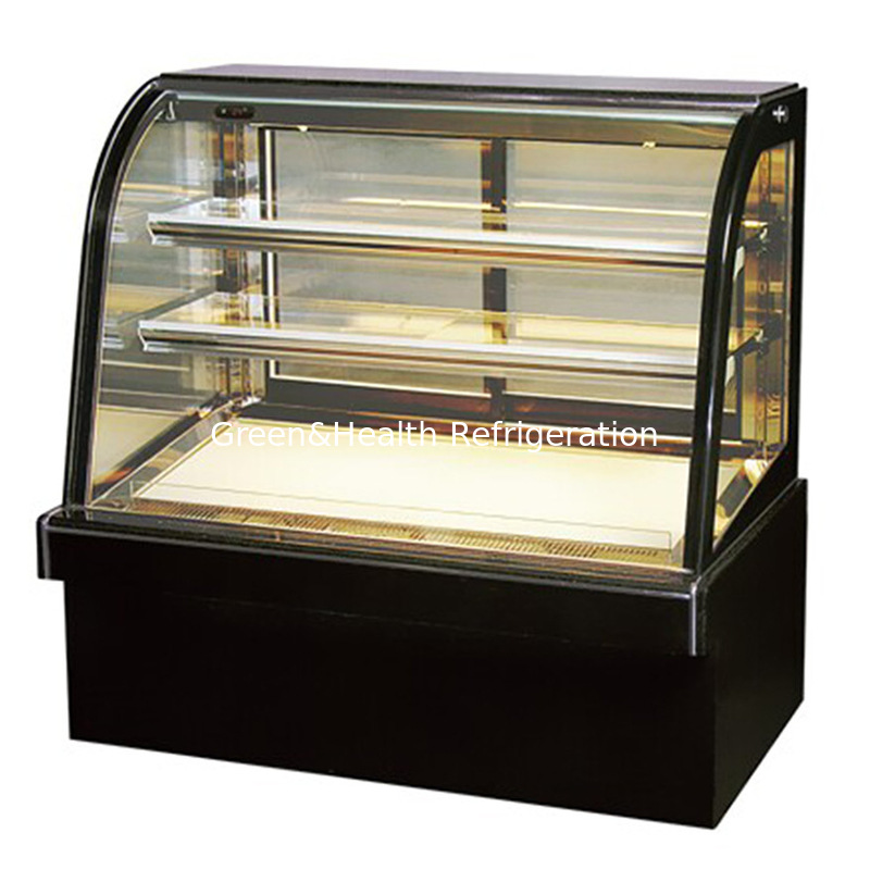 Μαρμάρινη βάση 2 στρώματα Decks Cake Display Freezer για ζαχαροπλαστικά σούσι φίδι Display