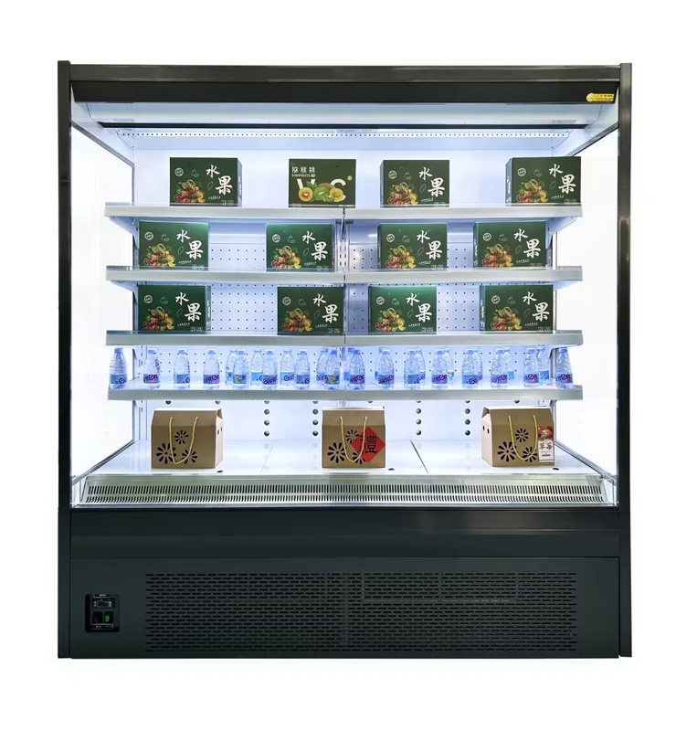 Εμπορικός ανοιχτός ψυγείο βιτρίνα Plug-In τύπου Multideck Display ψυγείο για λαχανικά και ποτά