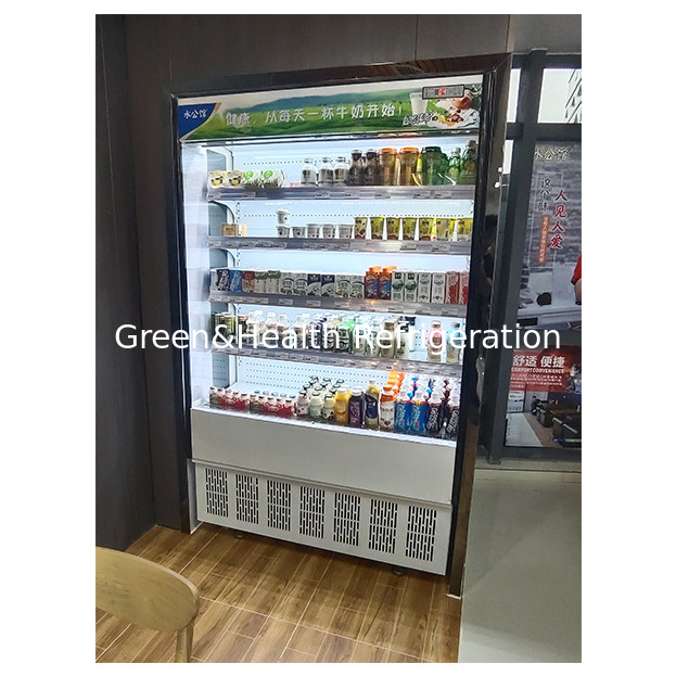 Μικρά καταστήματα/καταστήματα ευκολίας Μικρά ανοιχτά ψυγεία για την αποθήκευση φρούτων/καλλιεργειών Μίνι ψυγείο