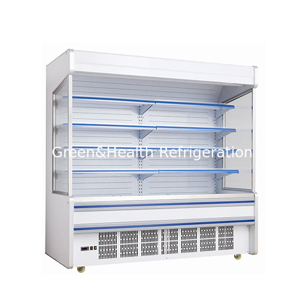 Πολυχρωματική προσαρμοσμένη δεξιά γωνία ανοιχτή αποθήκευση ψυγείο για αγαθά