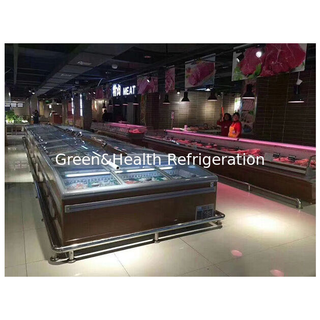 Εμπορικό οριζόντιο ψυγείο κατάψυξης για τρόφιμα σε σούπερ μάρκετ