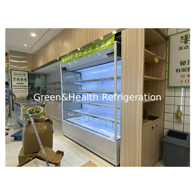 Εργοστασιακός Απευθείας Σούπερ Μάρκετ Υψηλής Ποιότητας Αποθήκευση Τροφίμων Ψύξη Ανοιχτού Τύπου Καταψύκτης Ψυγείο