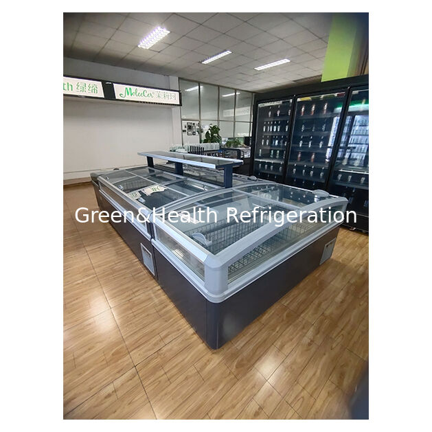 Οριζόντιο μεγάλο ψυγείο βιτρίνας για κατεψυγμένα τρόφιμα σούπερ μάρκετ/καταστήματος