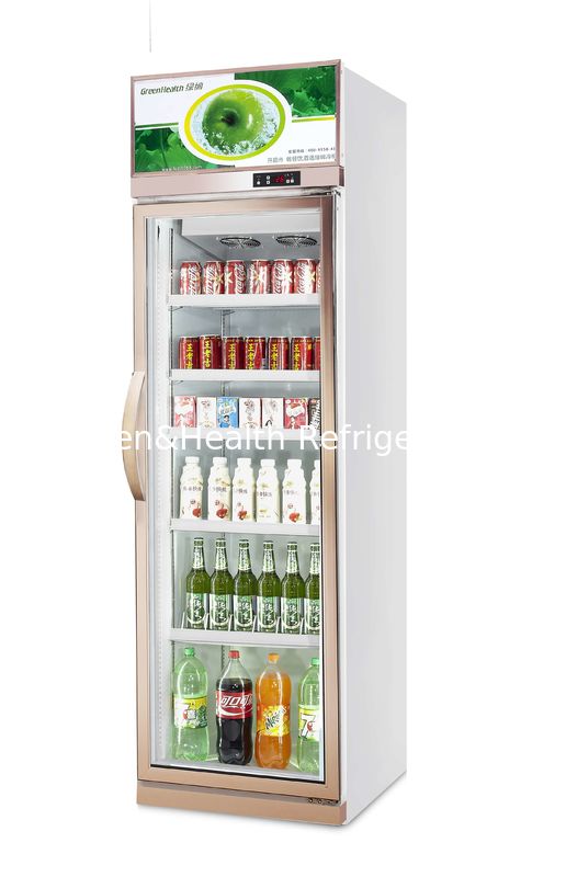 480L εμπορικό ψυγείο ποτών με Danfoss συμπιεστή και 0-10°C θερμοκρασία ελέγχου γυάλινη πόρτα ψυγείο