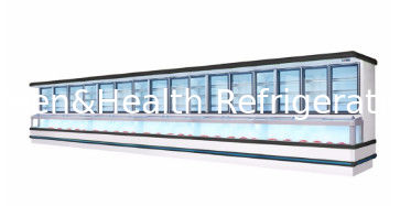 Εμπορική συνδυασμένη ψυγεία ψυγείου με αυτόματη αποψύξη Danfoss συμπιεστή και LED φωτισμός για εστιατόριο οπωροκηπευτική οθόνη