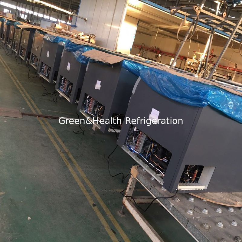 1.9m Εμπορικό ψυγείο με LED φως και ψυκτικό R404a 2100x890x890mm Ψυγείο θώρακας