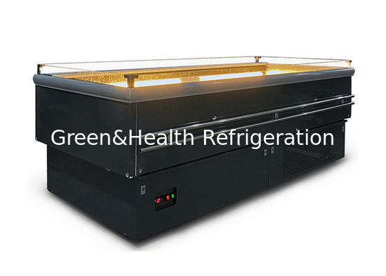 2 στο μεγάλο ανοικτό τύπο ψυγείων επίδειξης τροφίμων στοιχείων προώθησης ικανότητας 8℃