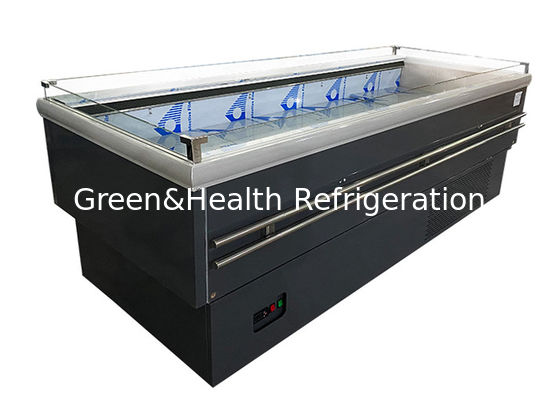 Μεγάλη δροσίζοντας ανοικτή κορυφή ψυκτήρων νησιών επίδειξης εξοπλισμού εμπορική για το κατάστημα