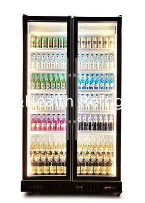Ψυγείο επίδειξης ελαφριών πολυτέλειας κρύας ποτών επίδειξης πιό ψυχρής πορτών μπύρας 2 ή 3