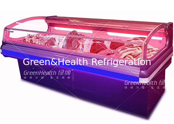 Δυναμικό δροσίζοντας κρέατος επίδειξης βούλωμα ικανότητας ψυγείων μεγάλο στο σύστημα