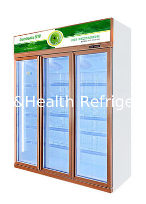 Πολυτέλειας εμπορικά διευθετήσιμα ράφια ψυγείων επίδειξης πορτών γυαλιού ποτών πιό δροσερά όρθια