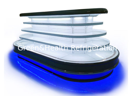 Εμπορικό Multideck γύρω από το ψυγείο επίδειξης νησιών για τα λαχανικά φρούτων υπεραγορών