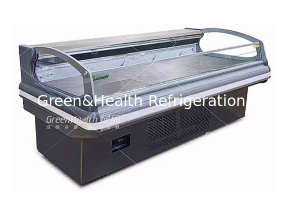 Φρέσκου κρέατος ανοικτός επίδειξης ψυκτήρας παγωμένων τροφίμων ψυγείων εμπορικός