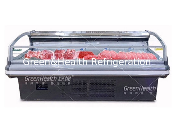 Ανοιχτός τύπος Self Service Counter Frozen Display Product Freezer for Meat Fish