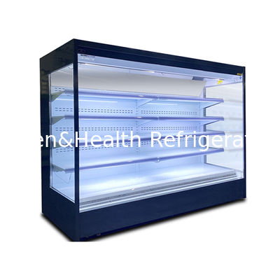 Όρθια Εμπορικά Ψύκτες Μεγάλου Ανοιχτού Καταστρώματος για Ποτά Φρούτα