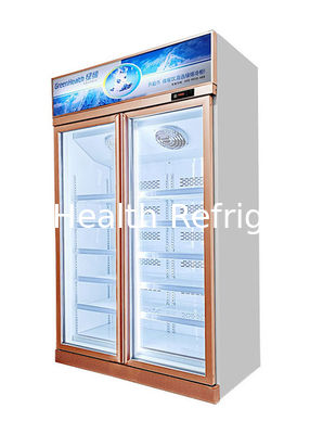 Επαγγελματικός καταψύκτης ορατής γυάλινης πόρτας με 5 ρυθμιζόμενα ράφια