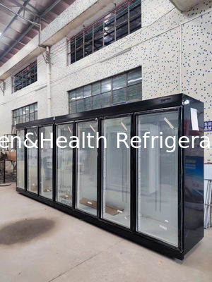 R22a πιό δροσερή υψηλή ικανότητα πορτών γυαλιού αερόψυξης κάθετη μπροστινή για τα ποτά