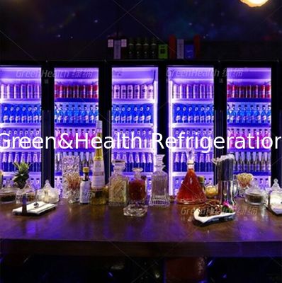 Αυτόματο αναπήδησης ταλάντευσης ψυγείο επίδειξης πορτών εμπορικό για τα ποτά ποτών κόλας