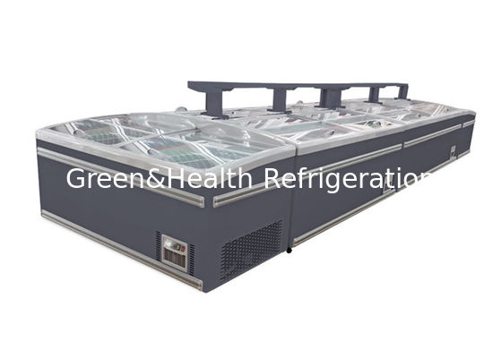 Εμπορική προθήκη παγωτού ψυκτήρων επίδειξης μήκους 2,5 μέτρων