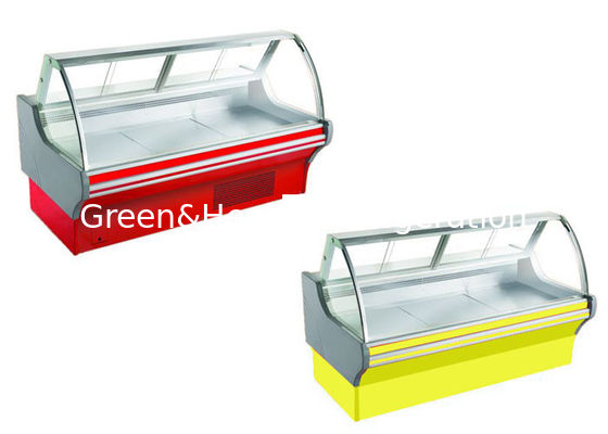 R404a κρύα προθήκη κρέατος εξοπλισμού ψύξης θαλασσινών περίπτωσης Deli για τον τομέα εστιάσεως