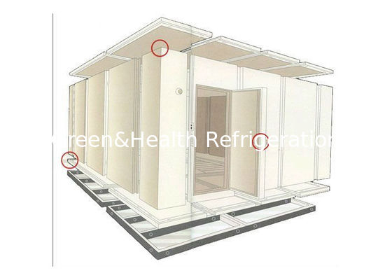 Αποθήκη Περπάτημα στο Ψυχρό Αποθηκευτικό Δωμάτιο Θαλασσινά Κρέας Κοτόπουλο Ψυγεία Μόνωση PU