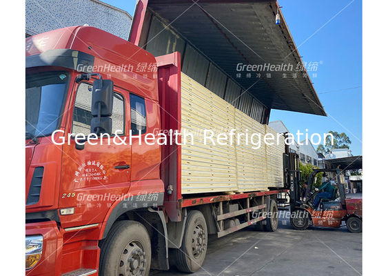 Αυτοκινητικό αποψύκνωμα Ψυχρό δωμάτιο για κρέας αρνί γαρίδες Αποθήκευση Walk In cooler