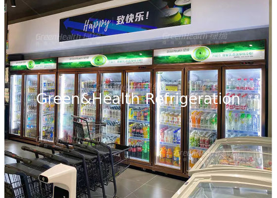 1000L Stand Back Bar Cooler Στενή οθόνη ψυγείο Ρυθμίσιμο ράφι για μπύρα ποτό κρύο