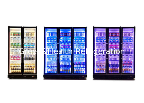 OEM Σούπερ μάρκετ Bar Display Freezer Beverage Cold Drink Γυάλινη πόρτα ψυγείο