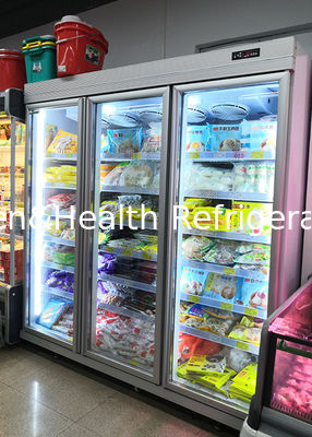 OEM Ζωγραφισμένο χάλυβα εμπορικό ψυγείο Vitrine όρθιο ψυγείο ποτών