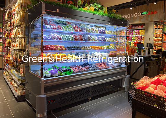 Ορθολογίστε το ψυγείο ποτών του σούπερ μάρκετ ψυγείο ψύξης αέρα ψυγείο με έξυπνο θερμοστάτη