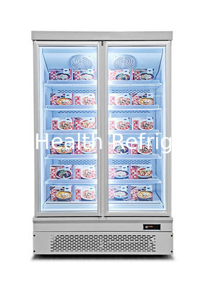Εμπορικός ψυγείο με χωρητικότητα 1000L αυτοματοποιημένη αποψύξη και ψύξη με ανεμιστήρα για τα σούπερ μάρκετ